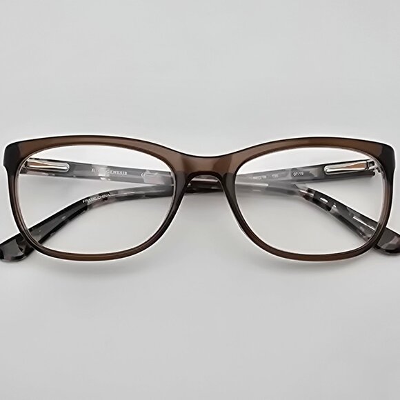 Altair Genesis G5018 210 Brown Tortoise Cat Eye Eyeglasses Frame w/ Flexhinge - Picture 12 of 16